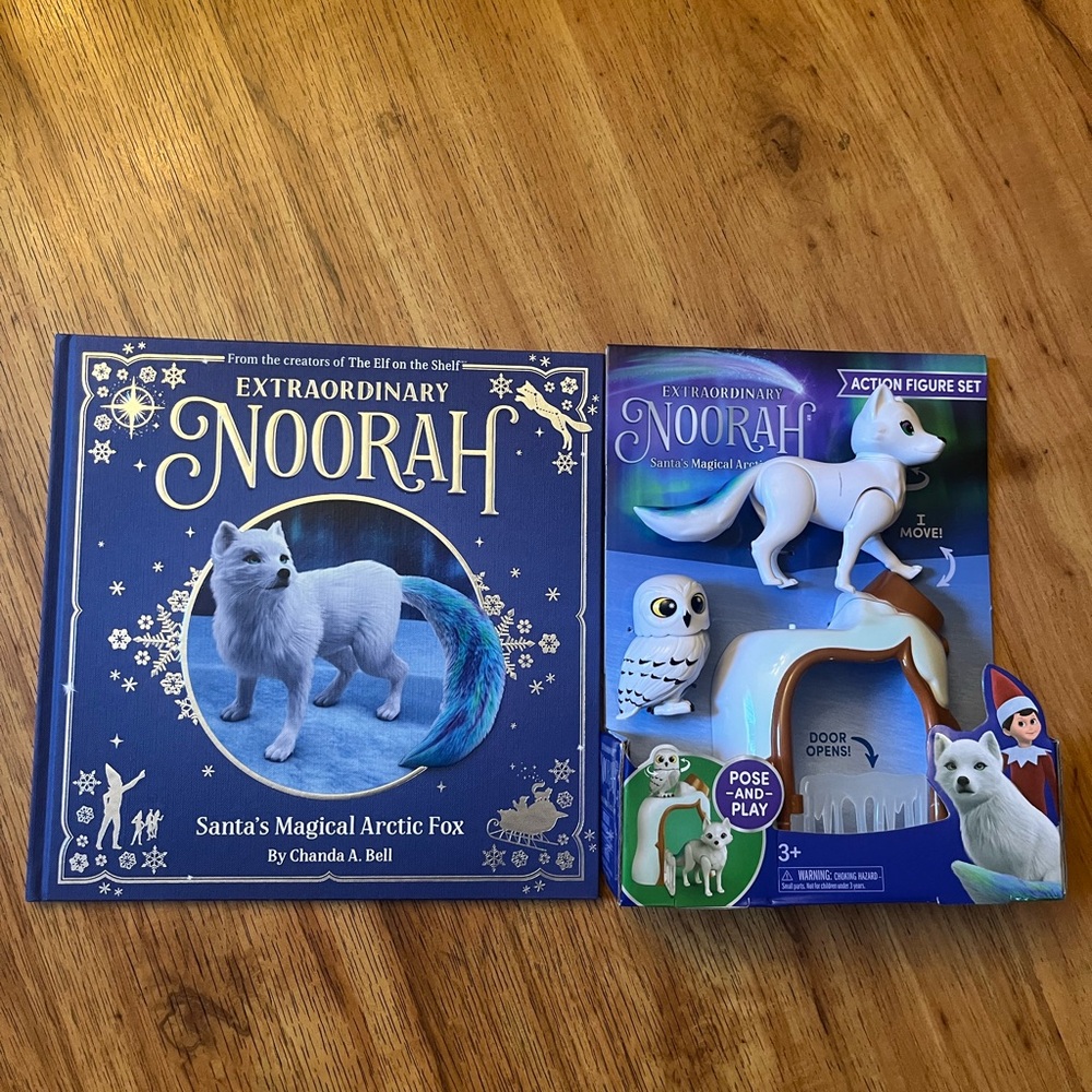 Extraordinary Noorah Arctic Fox Toy and book